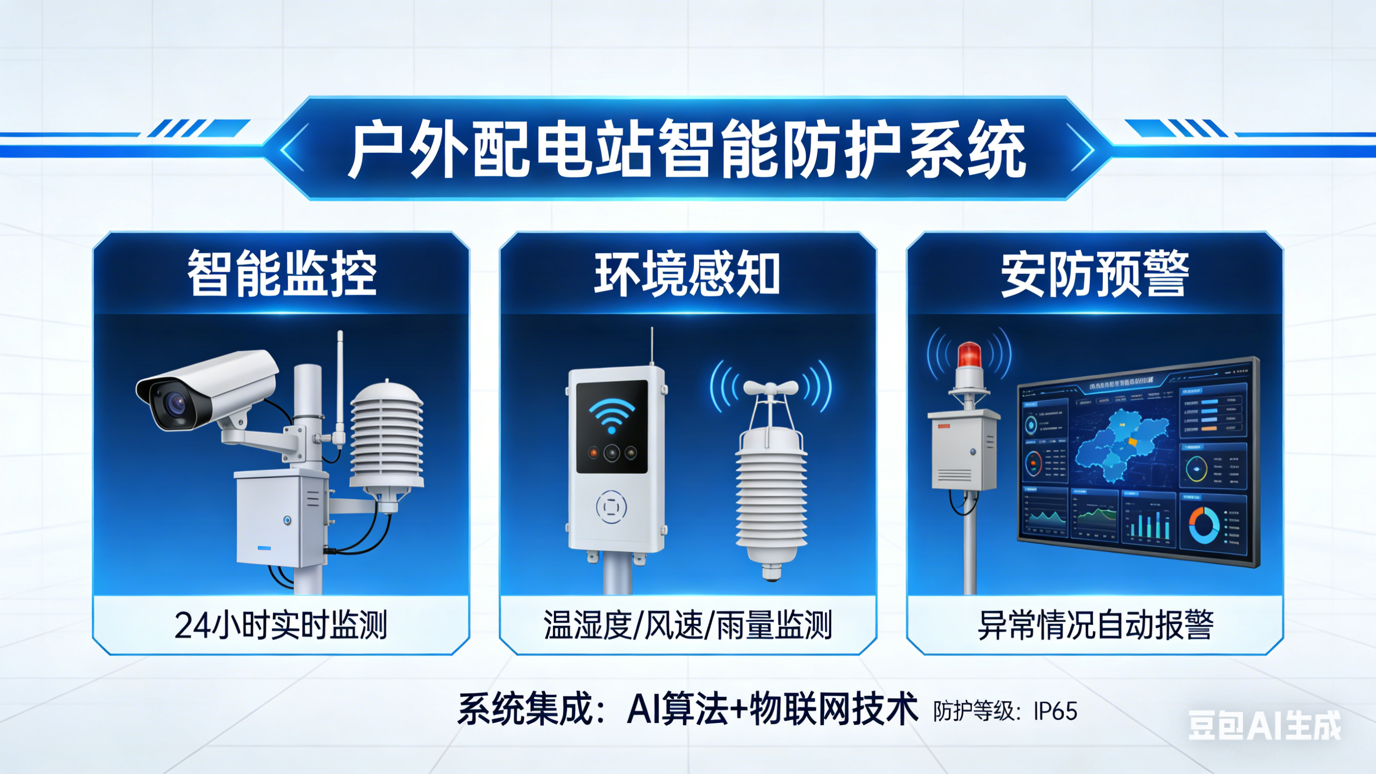 户外配电站智能防护系统